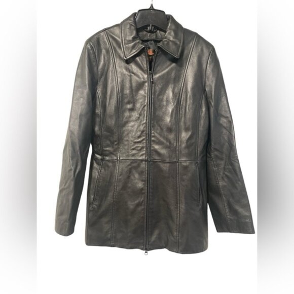 Danier Leather Full Zip Jacket  Small - Picture 1 of 4